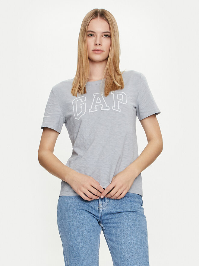 Gap Gap Marškinėliai 871344-00 Pilka Regular Fit