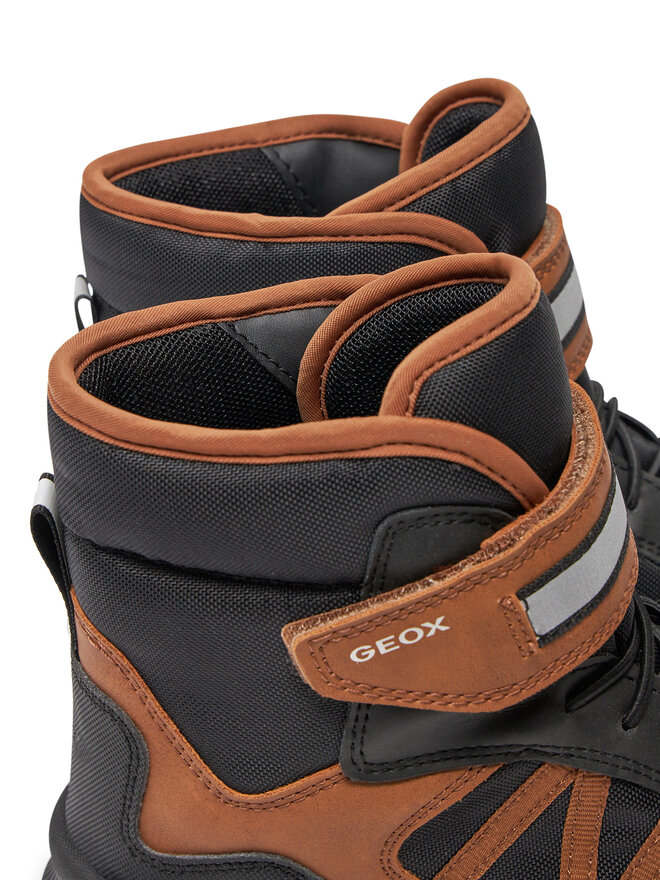 Geox Zimske čizme Geox J Flexyper Plus Boy J36LCD 0MEFU CR69B S Smeđa