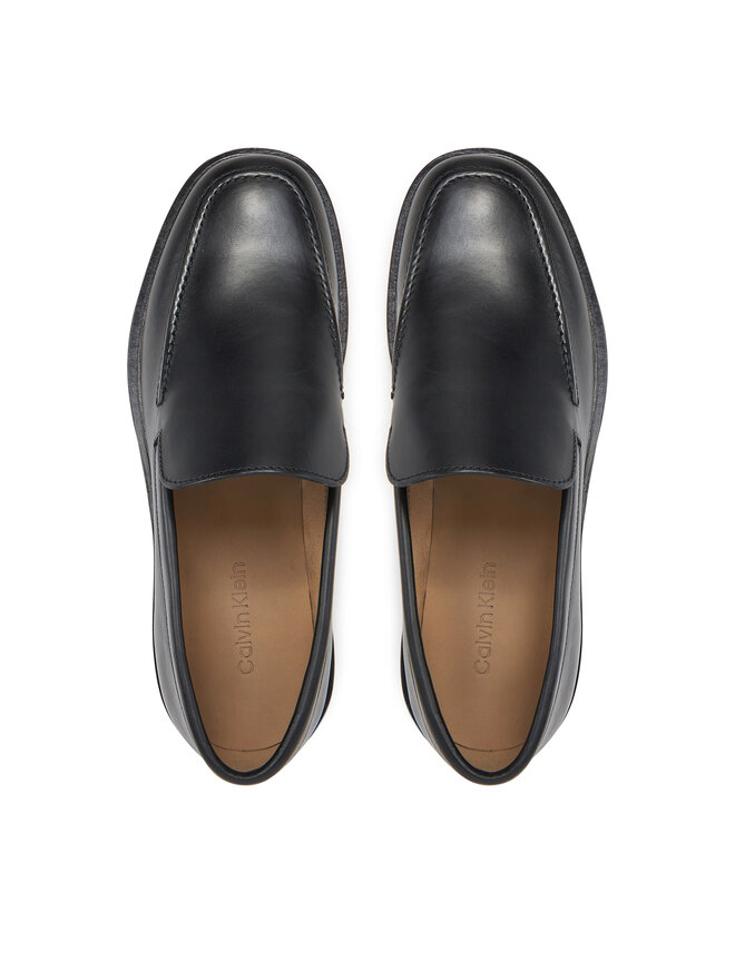 Calvin Klein Мокасини Calvin Klein Sq Rubber Onepiece Moccasin HM0HM01883 Черен