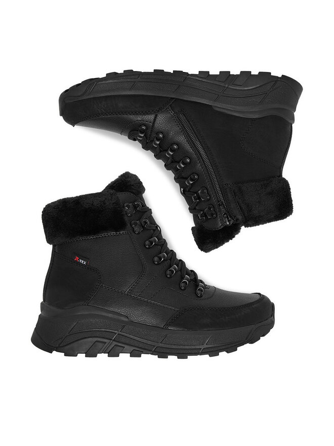 Rieker Schnürschuhe Rieker CEO-W0063-02 Schwarz