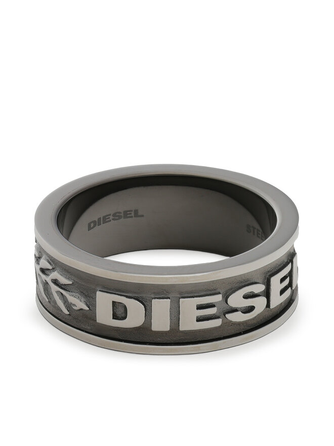 Diesel Prstýnek Diesel DX1108060 Stříbrná
