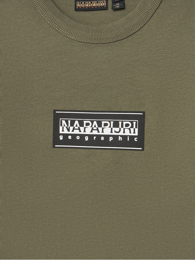 Napapijri Napapijri Marškinėliai S-Chamois NP0A4HYL M Žalia Regular Fit