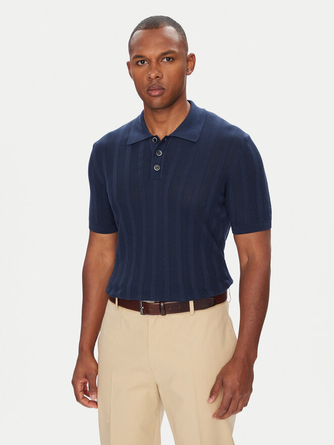 Baldessarini Baldessarini Poloshirt B4 50024.5232 Dunkelblau Slim Fit