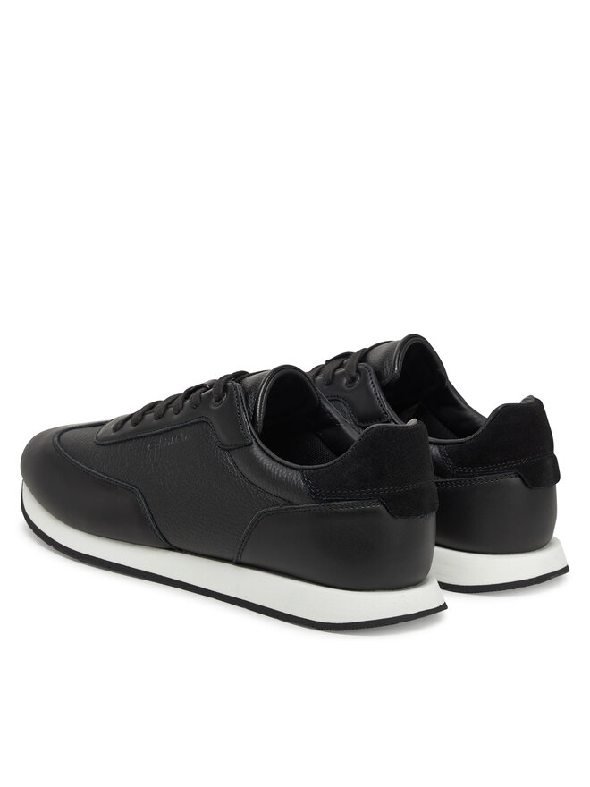 Calvin Klein Sneakers Calvin Klein Low Top Lace Up Tmbl Lth HM0HM01804 Schwarz