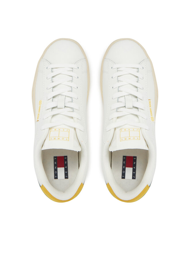Tommy Jeans Snīkeri Tommy Jeans Tjw Cupsole Sneaker EN0EN02508 Balts