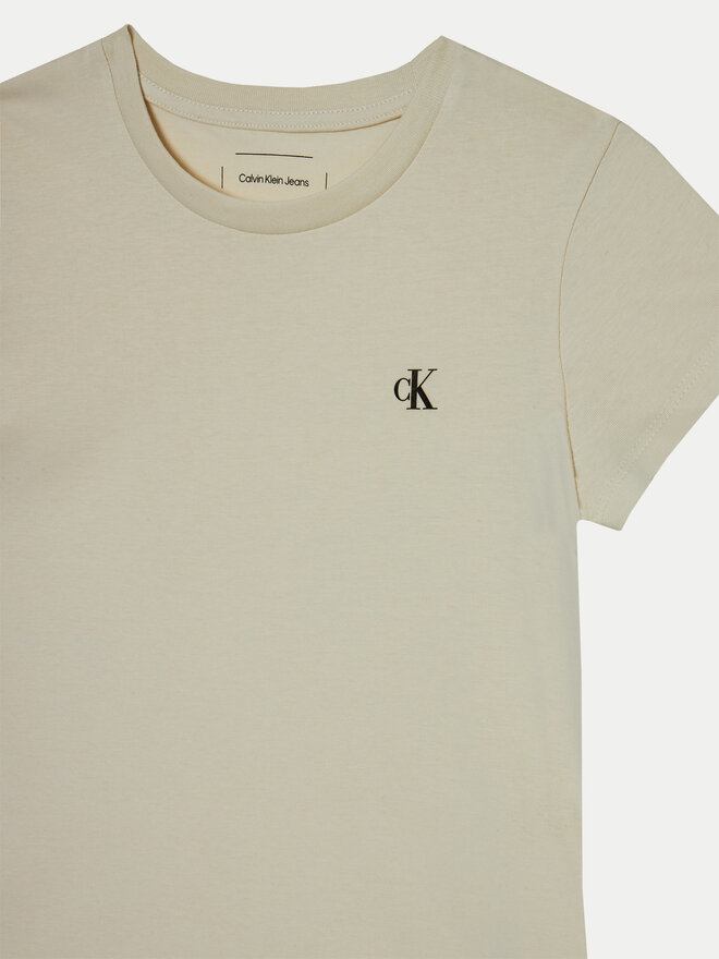 Calvin Klein Jeans Calvin Klein Jeans 2er-Set T-Shirts IG0IG01258 Khakifarben Slim Fit