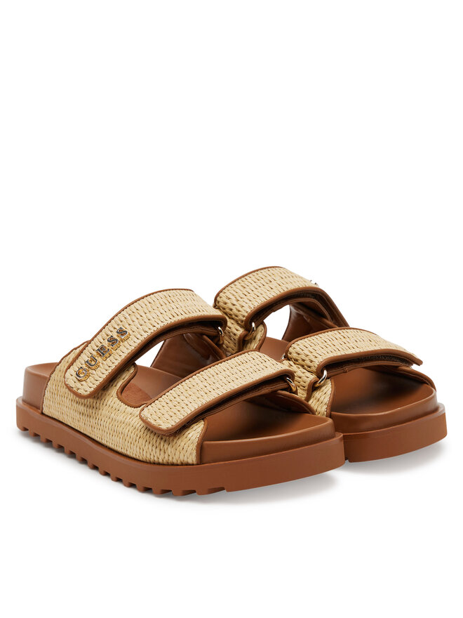 Guess Klapki Guess Fadeliza FLJFDE FAP19 Brązowy