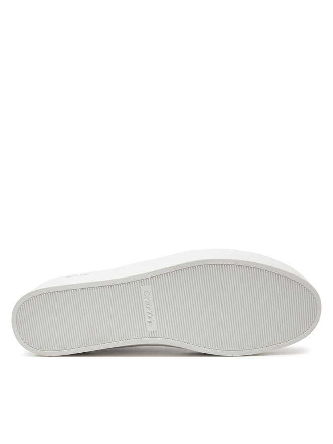 Calvin Klein Sneakersy Calvin Klein Flatform Cup Lace Up Epi Mono HW0HW01911 Čierna