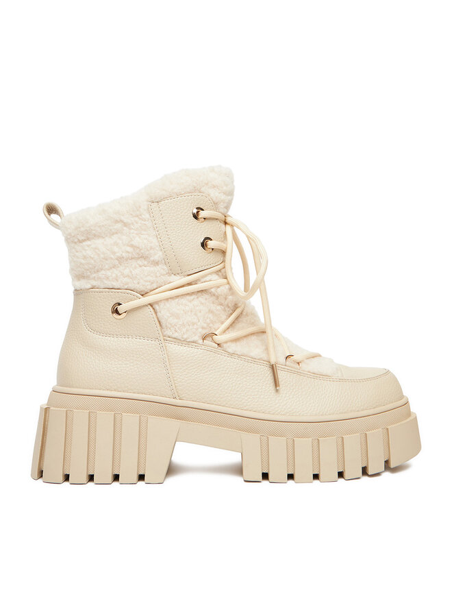 DeeZee Botines planos DeeZee HX22097-1 Beis