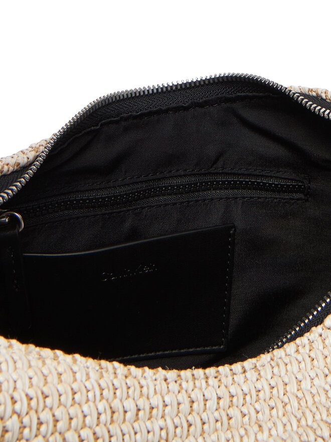 Calvin Klein Сумка Calvin Klein Pinched Raffia Medium Shoulder B LV04F3079G Бежевий