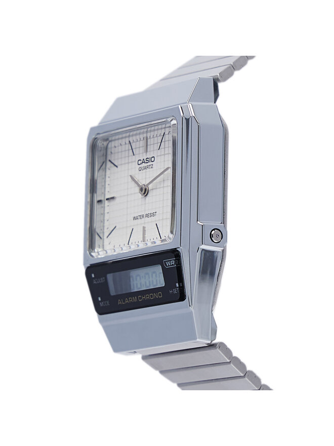 Casio Zegarek Casio AQ-800E-7AEF Srebrny