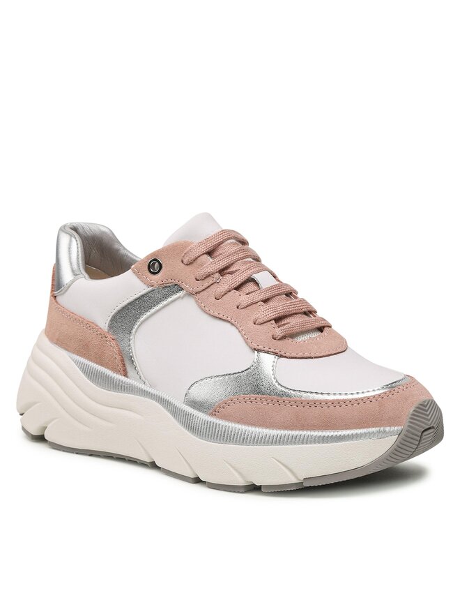 Sneakers Geox A Diamanta A D35UFA 08522 C1Z8Z Blanc chaussures