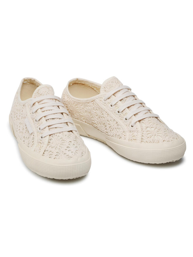 Sneakers aus Stoff Superga 2750 Crochet S81154W Beige eschuhe