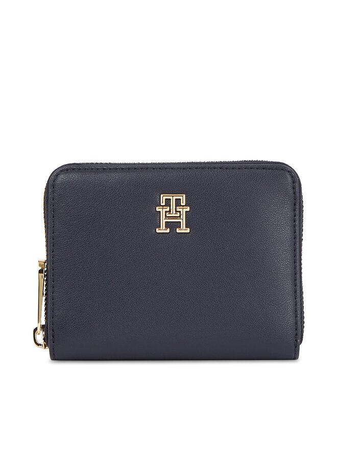 Tommy Hilfiger Liels sieviešu maks Tommy Hilfiger Poppy Plus Med Za AW0AW15259 Tumši zils
