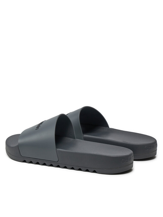 Calvin Klein Ciabatte Calvin Klein Chuncky Pool Slide Rub HM0HM01063 Grigio