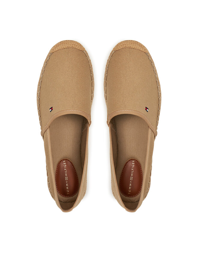 Tommy Hilfiger Alpargatas Tommy Hilfiger Flag Canvas Espadrille FW0FW08541 Marrón