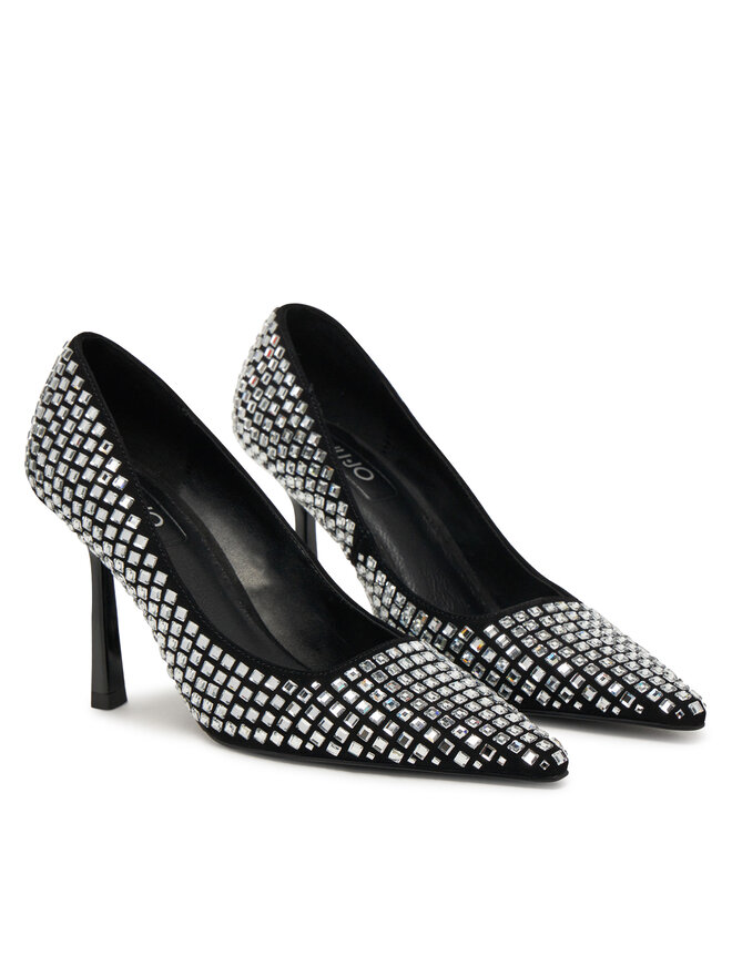 Liu Jo Pantofi cu toc subțire Liu Jo Sabry 02 SA5007 PX377 Negru