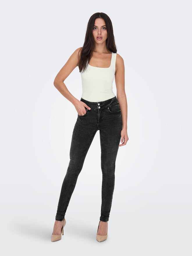 ONLY ONLY Marškinėliai Lea 15278090 Balta Regular Fit