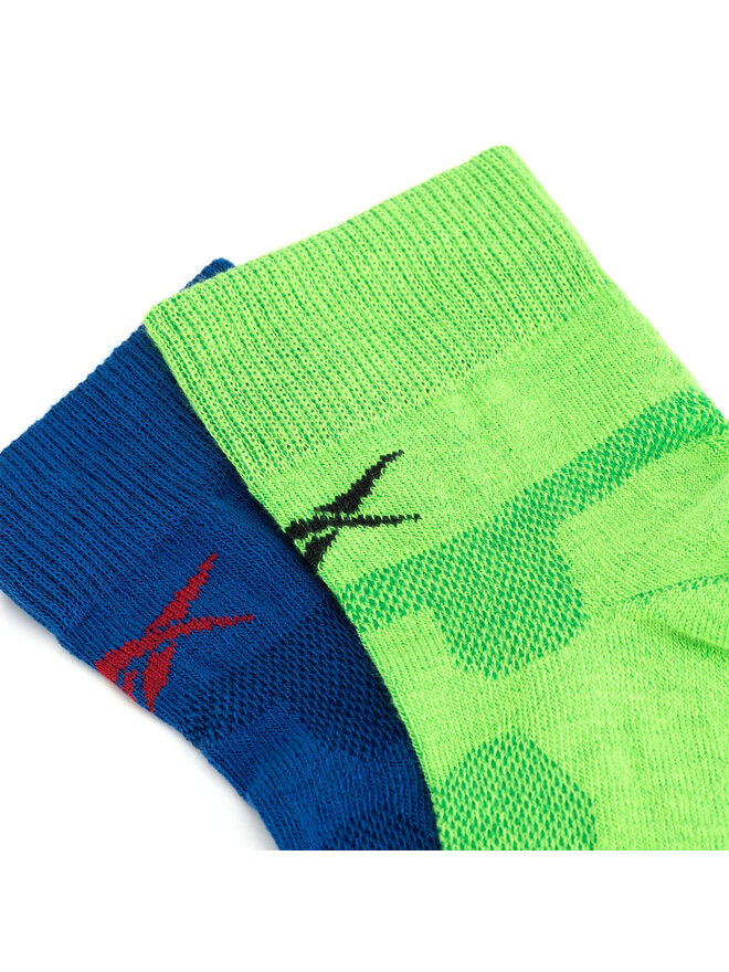 Reebok Set di 2 paia di calzini corti unisex Reebok R0403-SS24 (2-pack) Blu