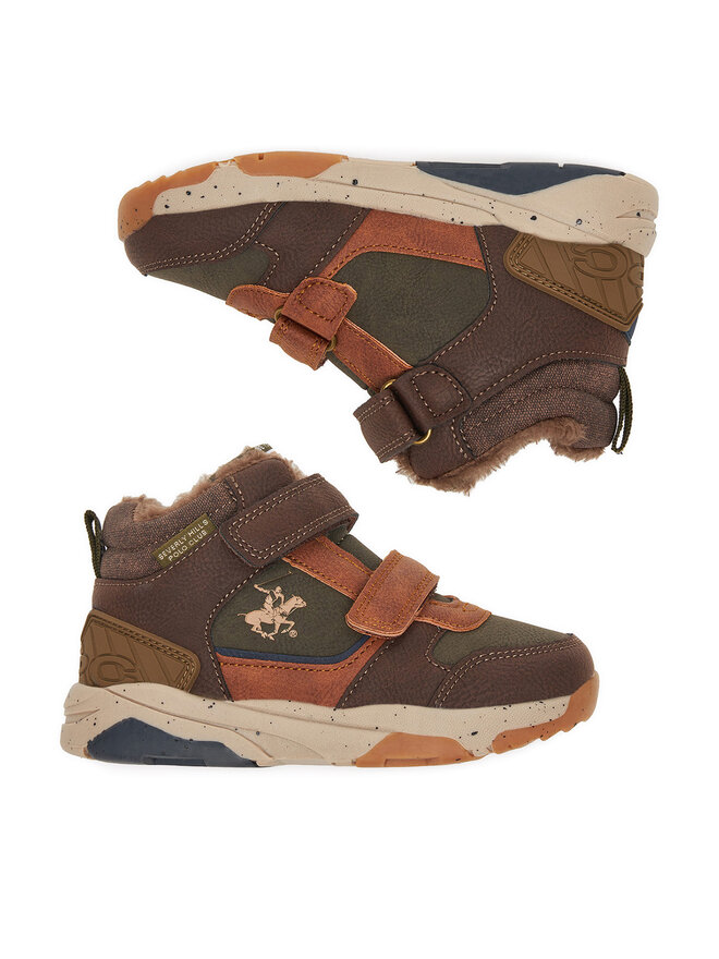 Beverly Hills Polo Club Schnürschuhe Beverly Hills Polo Club EO-BHPC-280-156 Braun