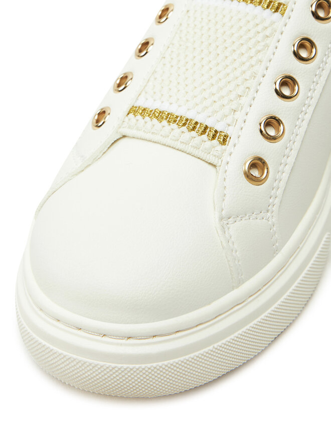 Tommy Hilfiger Sneakersy Tommy Hilfiger Low Cut Sneaker T3A9-33744-1355 S Biały