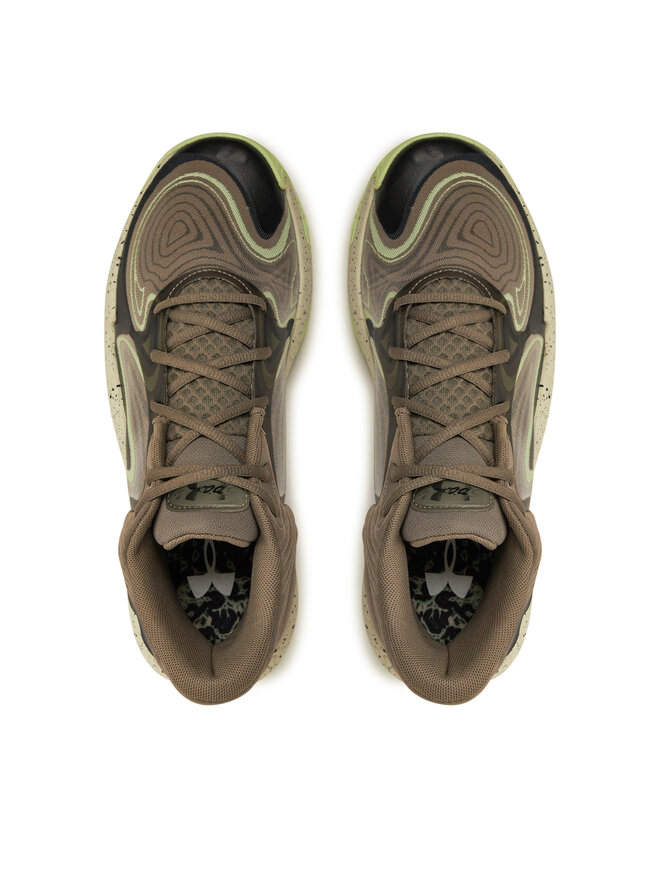 Under Armour Krepšinio batai Under Armour Ua Spawn 6 Mid Camo 3028338-200 Pilka