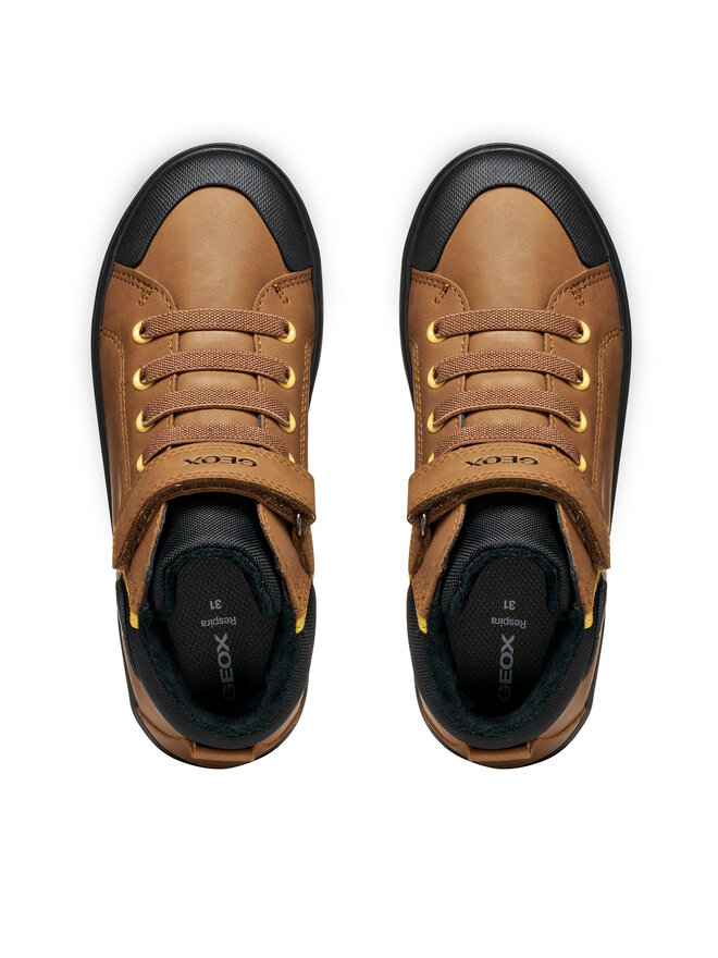 Geox Sneakersy Geox J Gisli J465CC 0MEFU C0202 D Hnedá