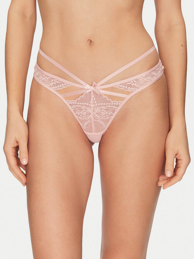 Hunkemöller Hunkemöller Набір з 3 пар стрінгів 301423 Рожевий