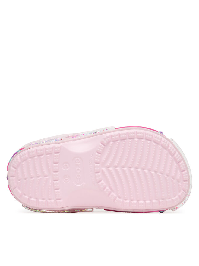 Crocs Pantoletten Crocs Classic Star Sparkle Shaker Clog 211620 Rosa