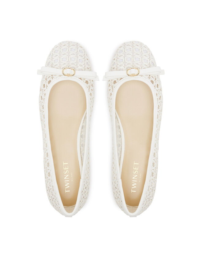 TWINSET Ballerinas TWINSET 251TGT030 Weiß