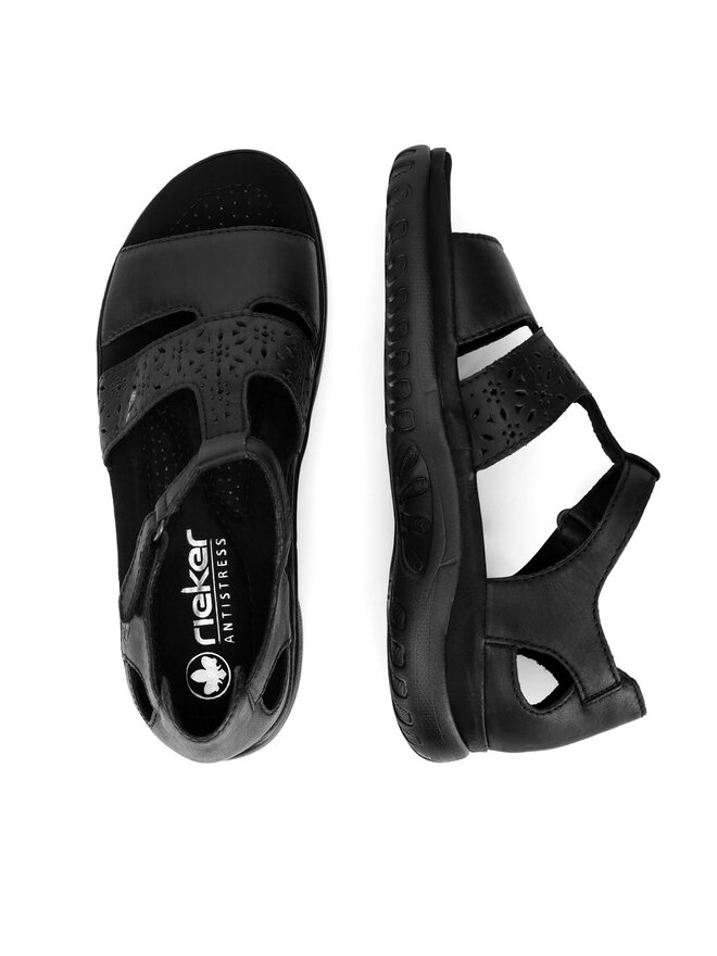 Rieker Sandalen Rieker 64865-01 Schwarz