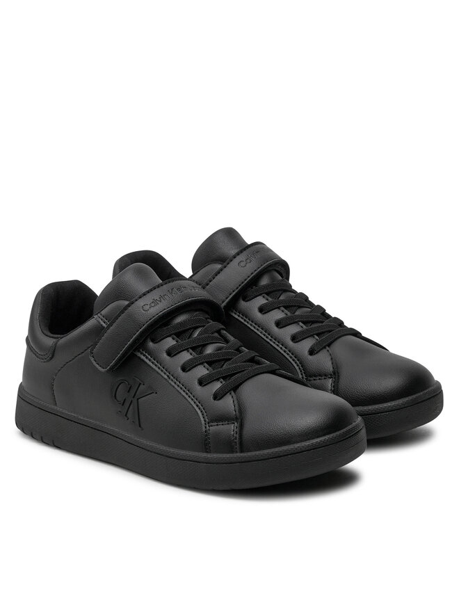 Calvin Klein Jeans Sneakers Calvin Klein Jeans Low Cut Lace-Up/Velcro Sneaker V3X9-81054-1355 S Nero