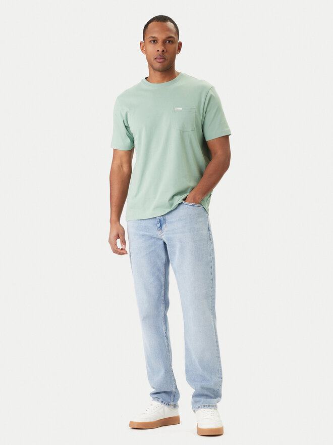 Guess Jeans Guess Jeans T-Shirt M5RI74 K8FQ4 Grün Regular Fit