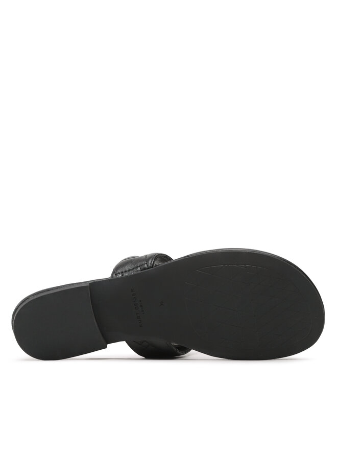 Kurt Geiger Flip flop Kurt Geiger Kensington T-Bar Drench 9600600109 Negru