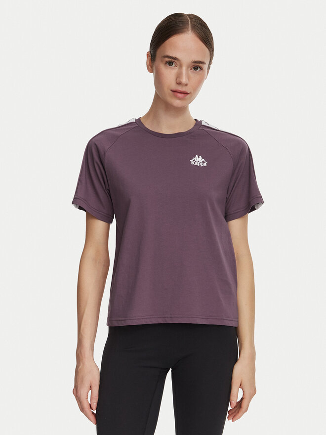 Kappa Kappa T-Shirt 371U6WW Violett Regular Fit