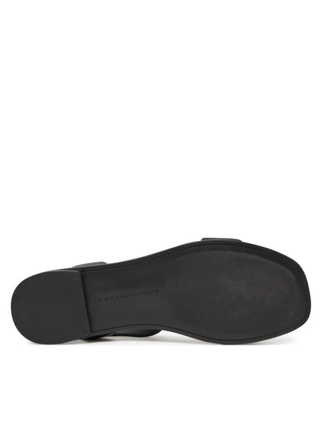 Tommy Hilfiger Sandalias Tommy Hilfiger Ankle Strap Leather Sandal FW0FW08422 Negro