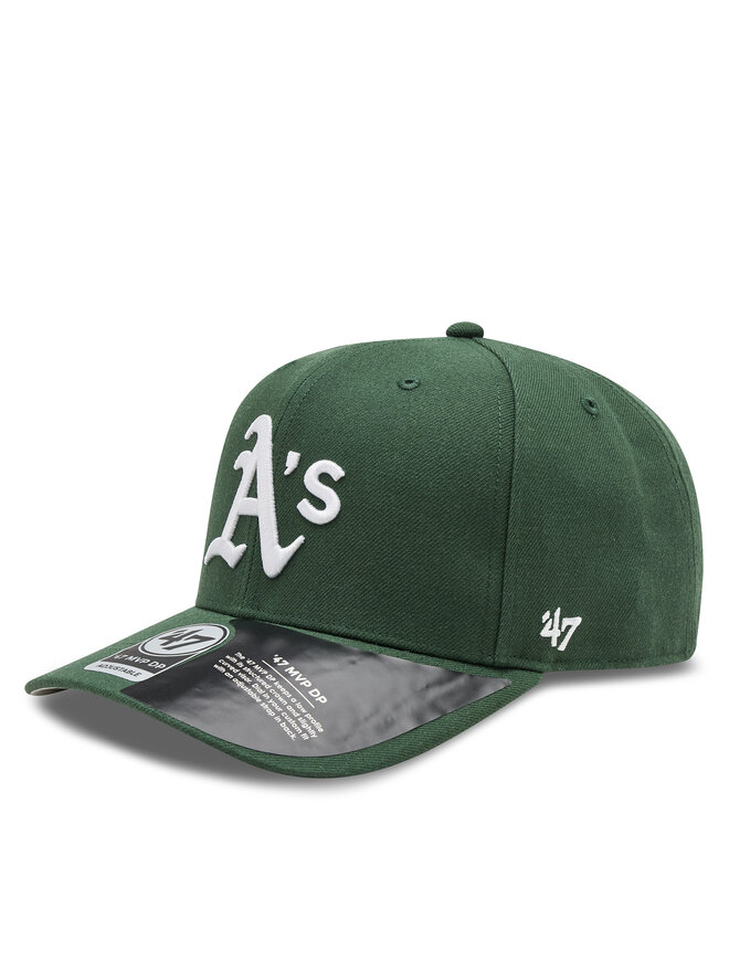 47 Brand Șapcă 47 Brand Oakland Athletics MVP CLZOE18WBP Verde