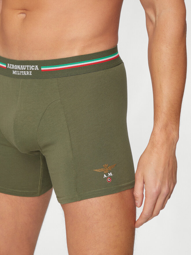 Aeronautica Militare Aeronautica Militare 2er-Set Boxershorts AM1UBX002 Grün