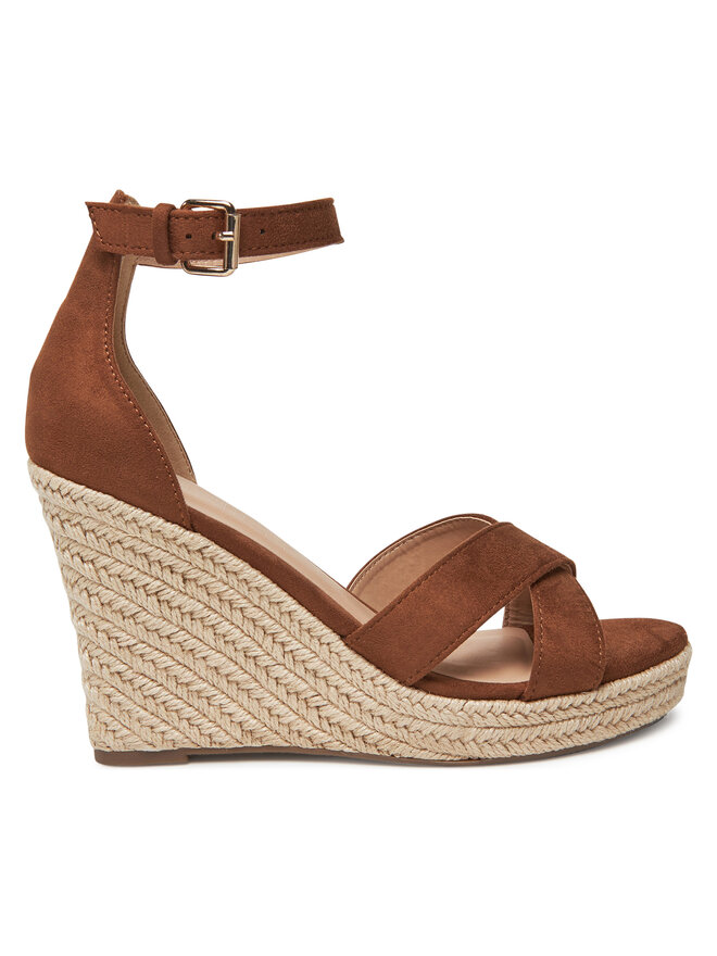 ONLY Shoes Espadrilky ONLY Shoes Onlamelia-18 Mf Wedge 15335555 Hnědá