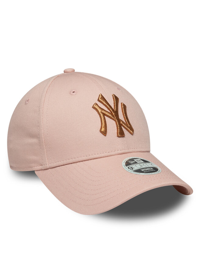 New Era Czapka z daszkiem New Era New York Yankees Metallic 9FORTY 60667375 Różowy