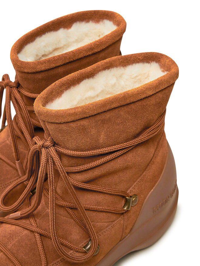 Moon Boot Śniegowce Moon Boot Luna Boot Suede 80D2480030 Brązowy