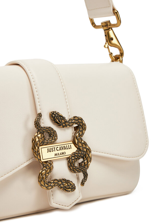 Just Cavalli Torebka Just Cavalli Iconic Snakes 78RA4BA8 ZSA89 Biały