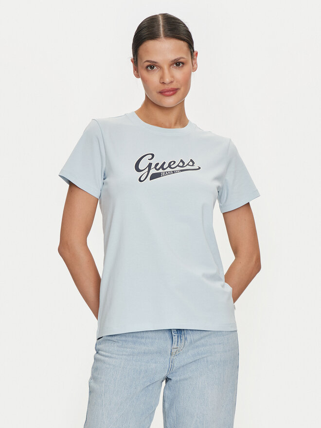Guess Jeans Guess Jeans Camiseta W4YI13 J1314 Azul Regular Fit