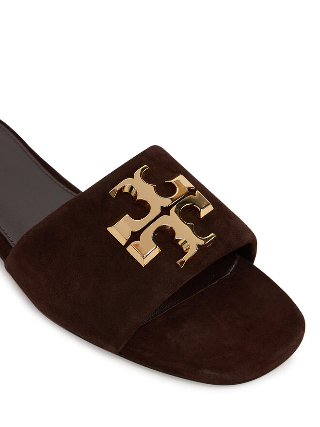 Tory Burch Чехли Tory Burch Eleanor Slide 174839 Кафяв