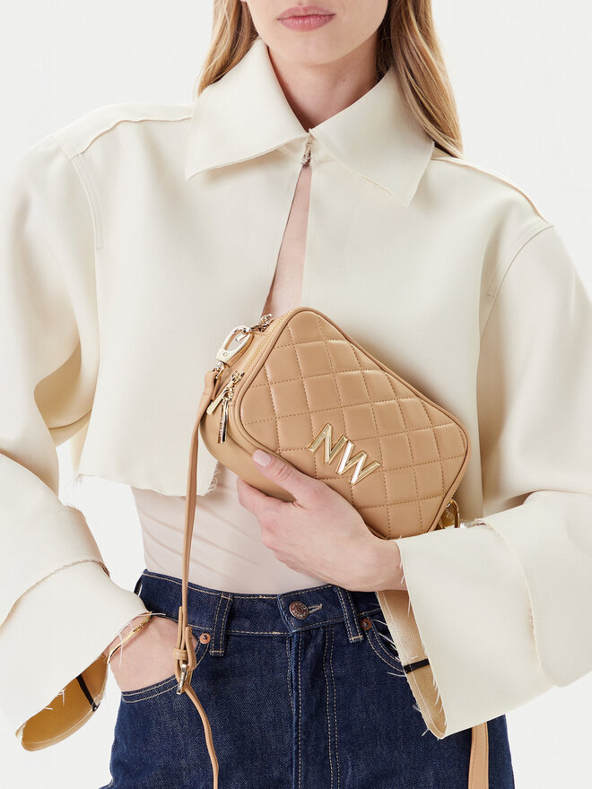 Nine West Handtasche Nine West CEO-Greenwich-Glam-LX7669 Beige