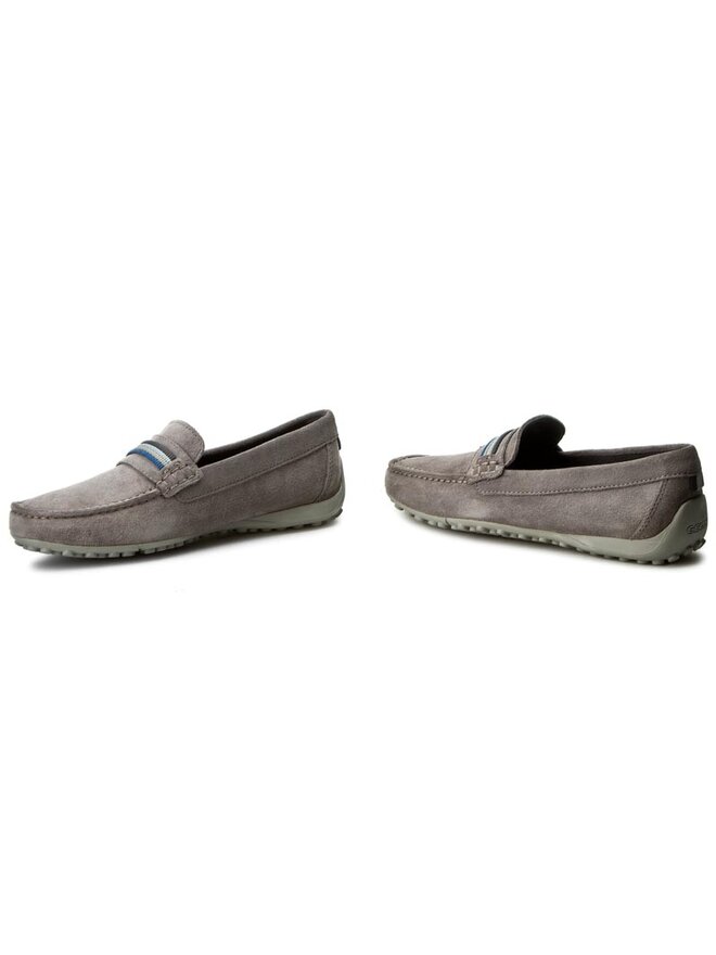Geox Mokasíny Geox U Snake Moc F U7207F 00022 C9004 Sivá
