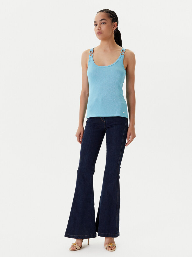 Morgan Morgan Top 251-DIDONI Turquesa Slim Fit