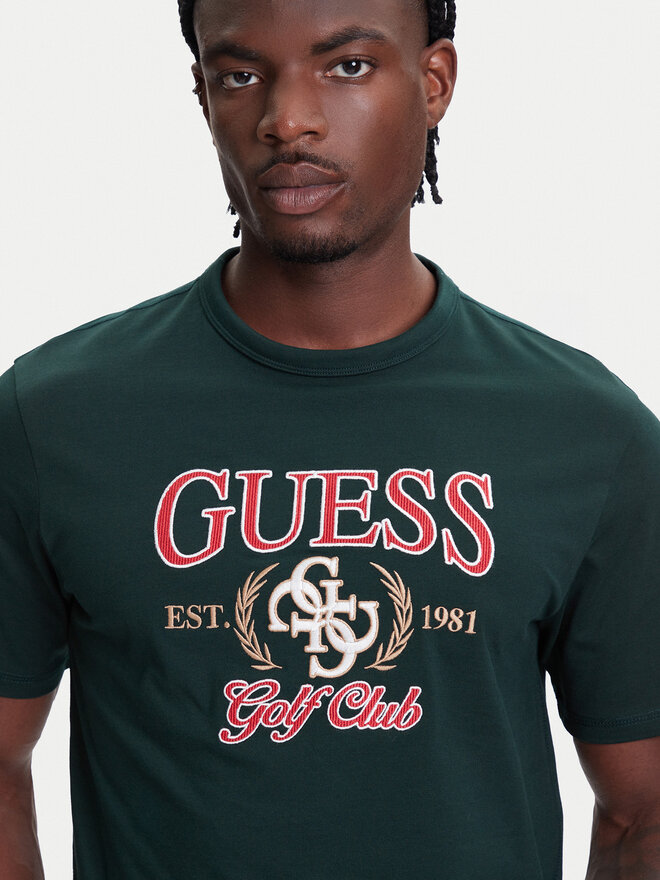 Guess Guess Camiseta M5YI22 K8FQ4 Verde Regular Fit