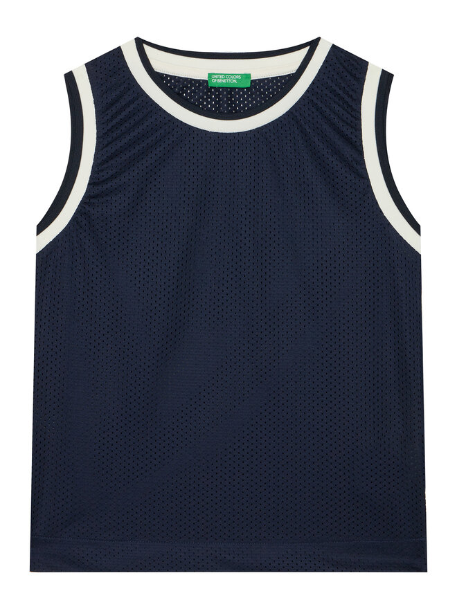 United Colors Of Benetton United Colors Of Benetton Tank top marškinėliai 3FJGCH01V Tamsiai mėlyna Regular Fit