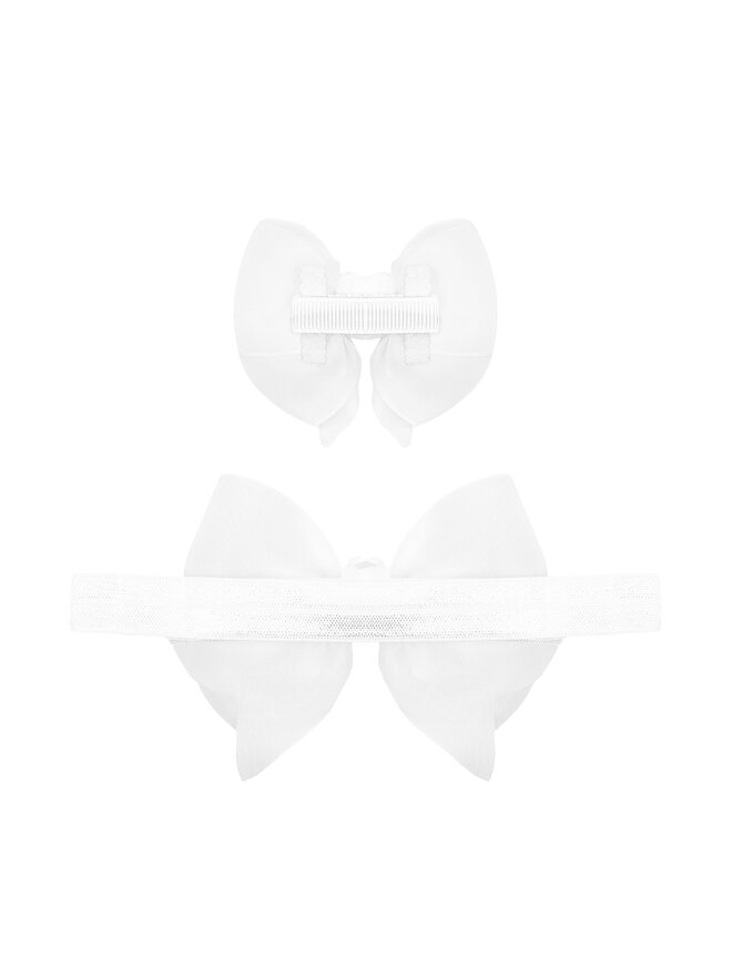 Mayoral Set de cinta y pasador de pelo Mayoral 9888 Blanco